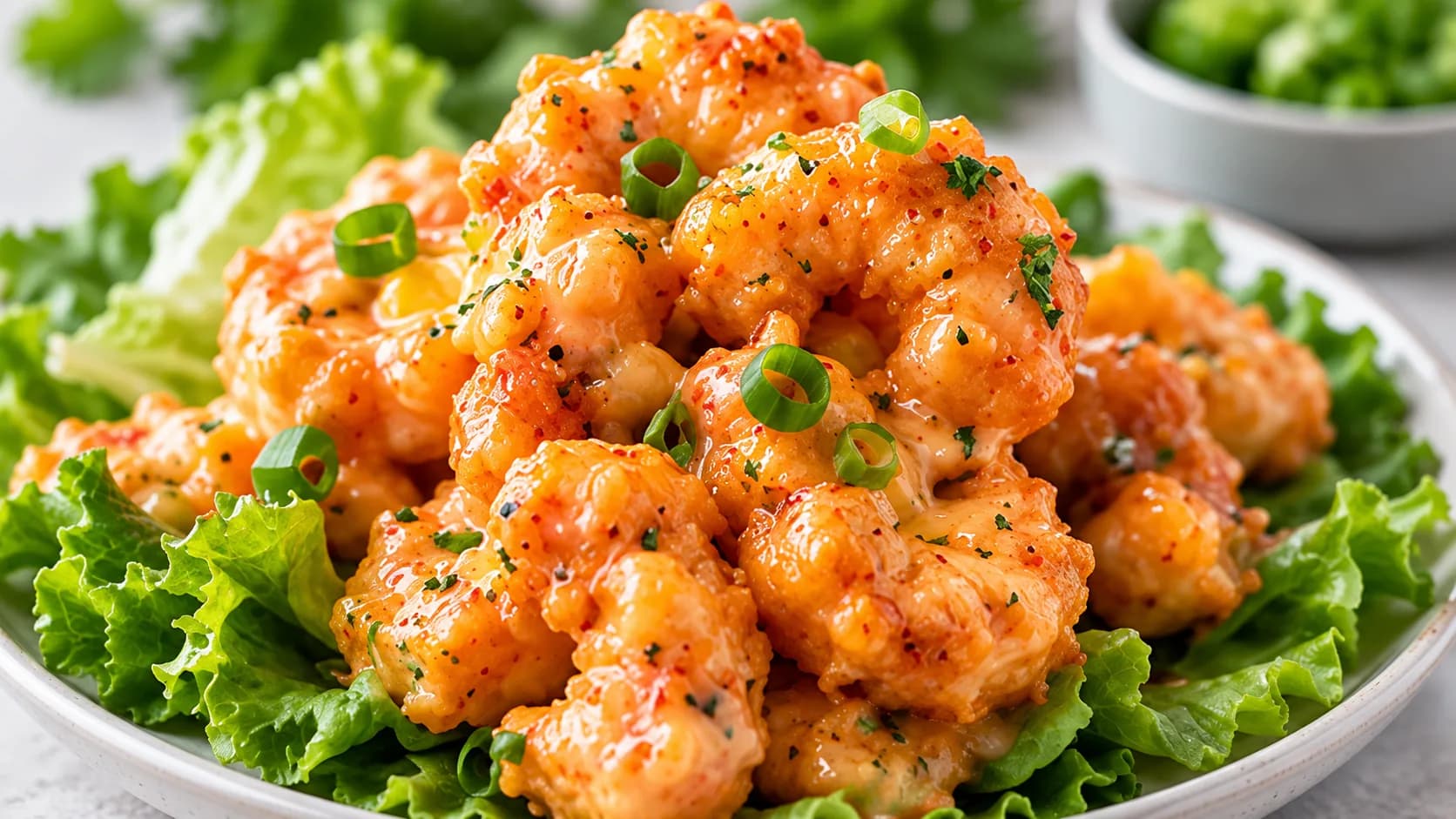 Bang Bang Shrimp finished dish